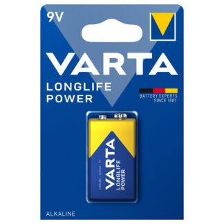 PILAS ALCALINA VARTA 9V LONGLIFE POWER BL.1 UNID.C/20