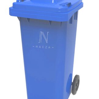 CUBO BASURA CON RUEDAS 120L. AZUL CO351POZ4