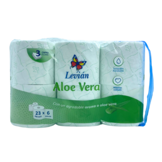 HIGIENICO DECORADO LEVIAN 3C ALOE P.6 S/7