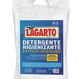 DETERGENTE POLVO SACO LAGARTO BASIC JABON 10 KG.