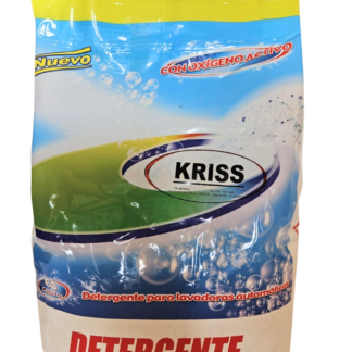 DETERGENTE LAVADORA SACO 10KG. KRISS  CON OXIGENO ACTIVO