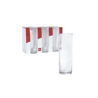 VASO TUBO 31CL.PACK 6 UNIDADES COK C/8