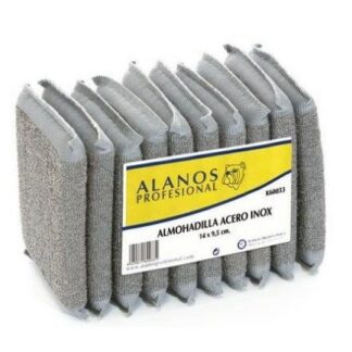 ESTROPAJO ALMOHADILLA INOX 6U. C/15 BAYECO