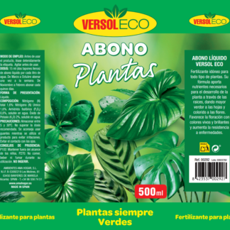 ABONO LIQUIDO PLANTAS VERSOL 500ML