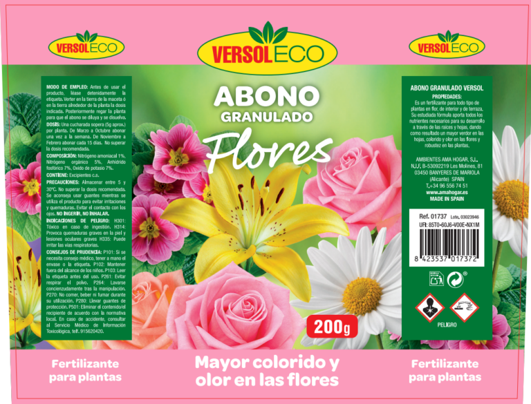 ABONO GRANULADO FLORES 200GR