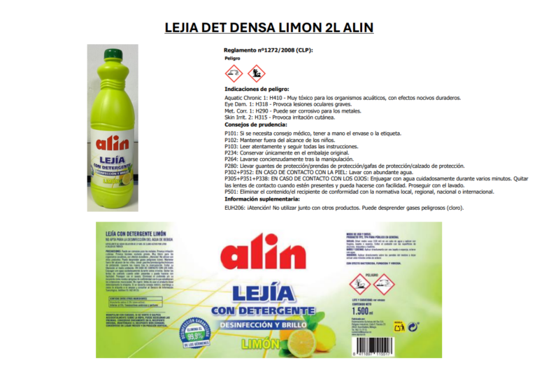 LEJIA DETERGENTE LIMON