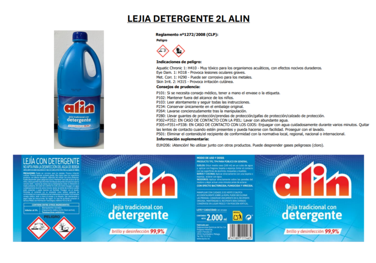 LEJIA DETERGENTE 2L ALIN