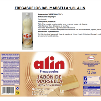 FREGASUELOS JABON MARSELLA 1,5L ALIN