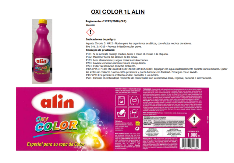 LEJIA OXI COLOR 1L ALIN