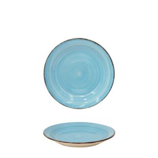 PLATO POSTRE 19CM ZEN AZUL B12K3