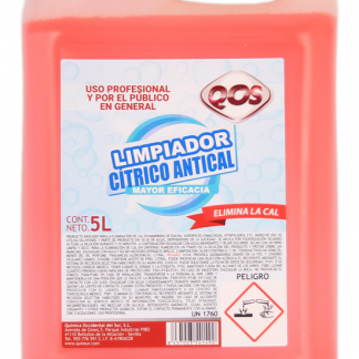 LIMPIADOR ANTICAL CITRICO 5L C/3 QOS