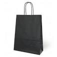 BOLSA PAPEL NEGRA 22+9X23 25U. C/10 NT