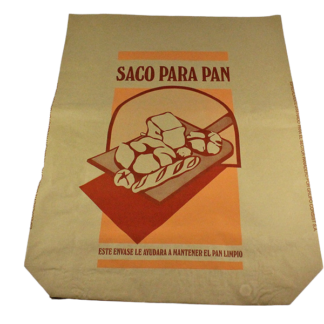 SACO PAPEL PARA PAN 55X80+10 S/50