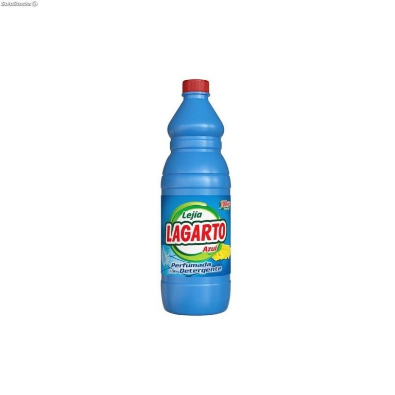 Lagarto Azul Lejía con Detergente - Paquete de 8 x 1500 ml - Total: 12000  ml : : Salud y cuidado personal