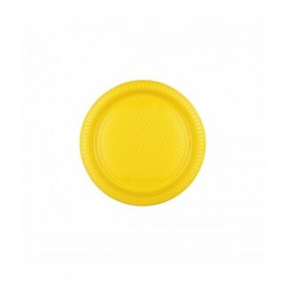 PLATO PLAST. AMARILLO 22CM. 10U. PARTY C/60 PAIF REF.8001