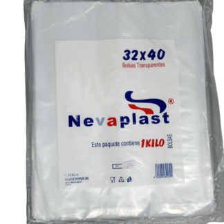 PLASTICO TRANSPARENTE 32X40 C/25 NEVAPLAST