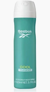 DESODORANTE MUJER REEBOK 150ML.COOL YOUR BODY C/12