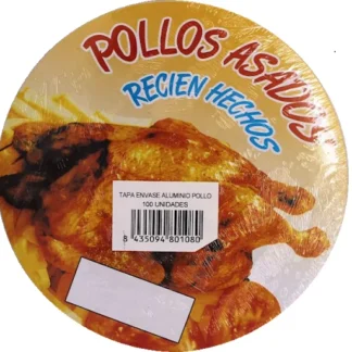 TAPA ENVASE POLLO P.100 C/6